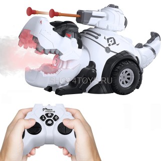 Радиоуправляемый динозавр T-Rex (пар, стреляет пулями, звук, акб) - CS-YS01 Радиоуправляемый динозавр T-Rex (пар, стреляет пулями, звук, акб) - CS-YS01